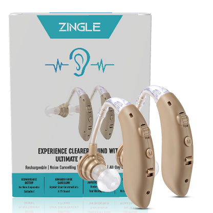 Zingle Rechargeable Sound Amplifier – Clear Conversations – 2-Pack