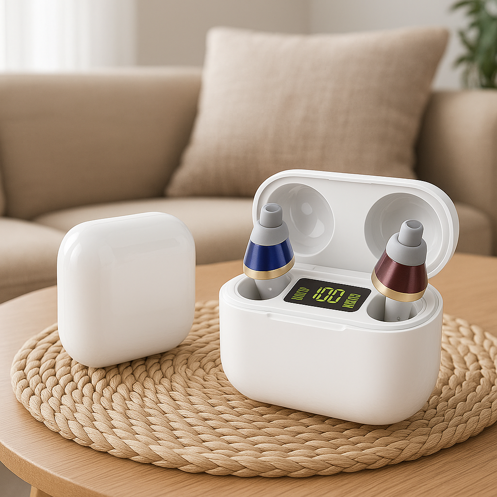 Zingle Rechargeable OTC Hearing Aids Sound Amplifier Comfortable Fit, 30hr Battery